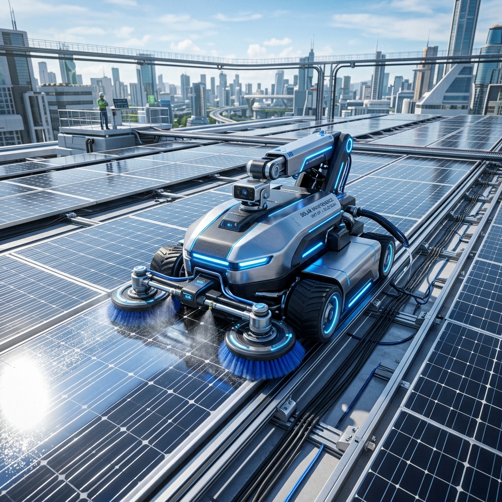 Automatic Solar Cleaning System